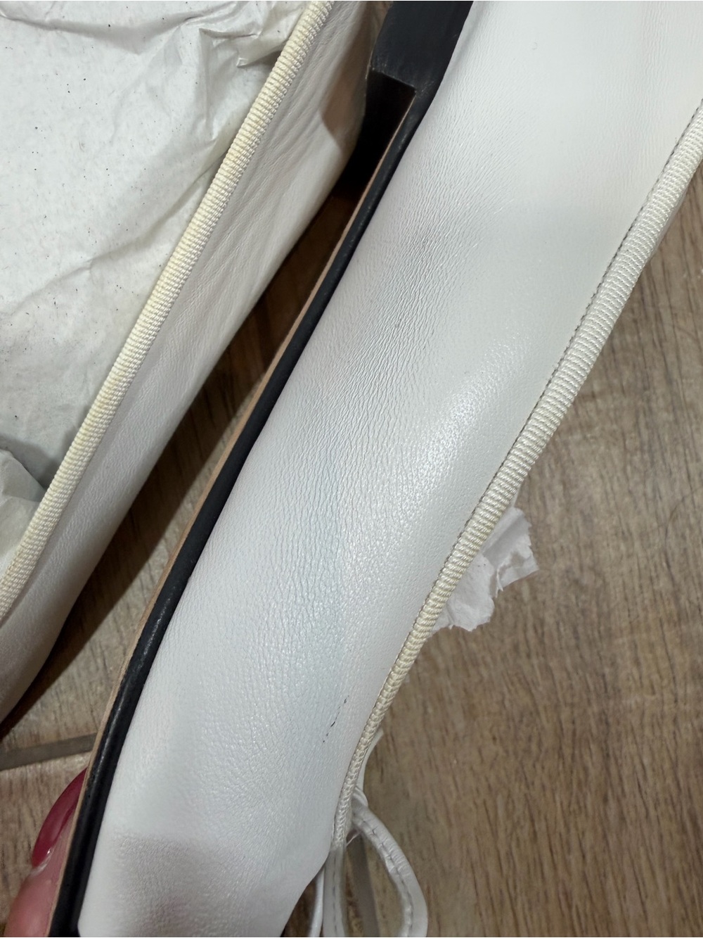 Chanel Cap Toe Ballerina Flats Cream and Black Size 8 - Picture 6 of 14
